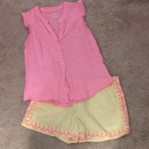 Lilly Pulitzer Short and Top Set